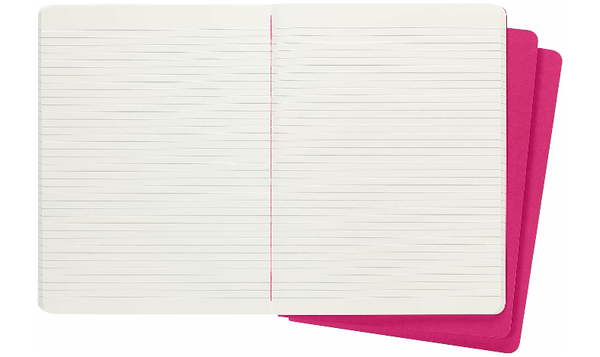 Moleskine Cahier Extra Large Journal 190x250 Kinetic Pink - Plain or Ruled