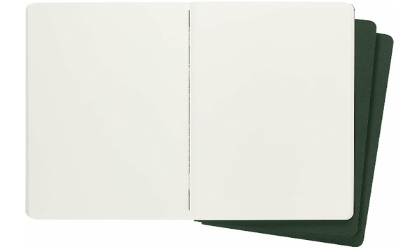 Moleskine Cahier Extra Large Journal 190x250 Myrtle Green - Plain or Ruled