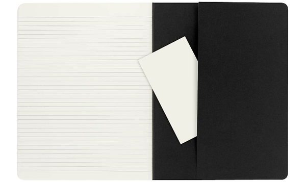 Moleskine Cahier Extra Large Journal Black - Dotted, Ruled or Squared