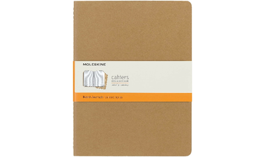 Moleskine Cahier Extra Large Journal Kraft Brown - Plain or Ruled