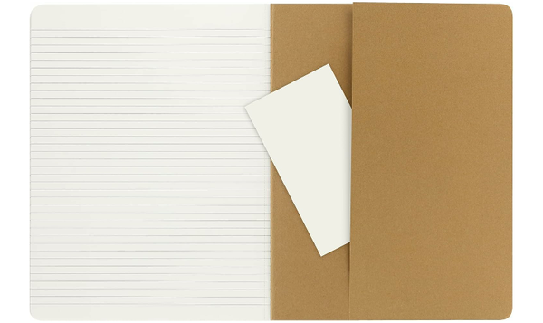Moleskine Cahier Extra Large Journal Kraft Brown - Plain or Ruled