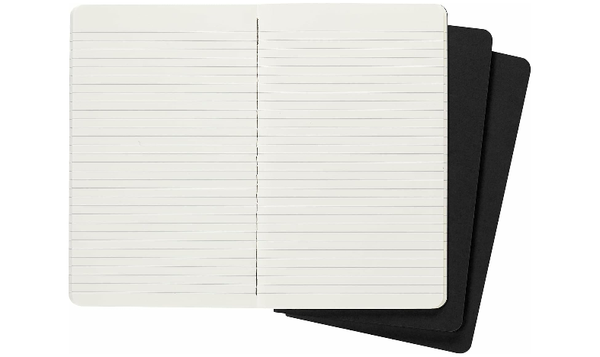 Moleskine Cahier Large Journal 135x210 Black - Dotted, Plain, Ruled or Squared