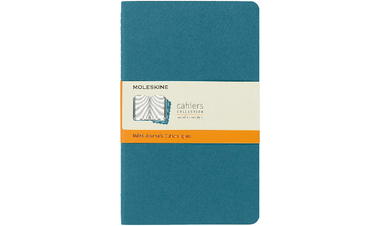 Moleskine Cahier Large Journal 135x210 Brisk Blue - Ruled