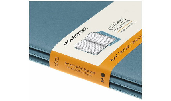 Moleskine Cahier Large Journal 135x210 Brisk Blue - Ruled