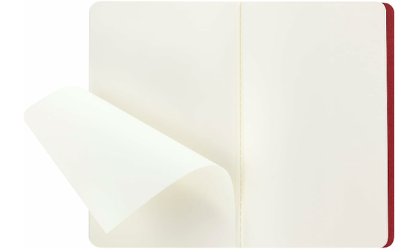 Moleskine Cahier Large Journal 135x210 Cranberry Red - Plain or Ruled