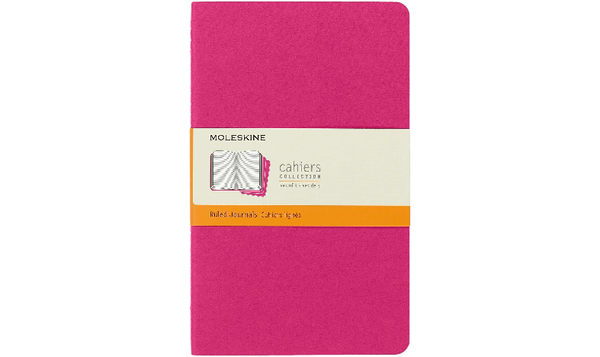 Moleskine Cahier Large Journal 135x210 Kinetic Pink - Ruled