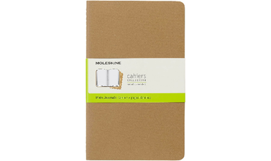 Moleskine Cahier Large Journal 135x210 Kraft Brown - Plain or Ruled