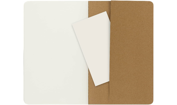 Moleskine Cahier Large Journal 135x210 Kraft Brown - Plain or Ruled