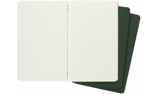 Moleskine Cahier Large Journal 135x210 Myrtle Green - Plain or Ruled