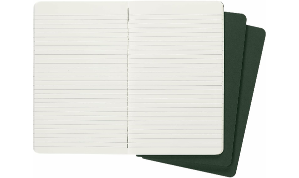 Moleskine Cahier Large Journal 135x210 Myrtle Green - Plain or Ruled