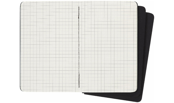 Moleskine Cahier Pocket Journal 90x140 Black - Dotted, Plain, Ruled or Squared