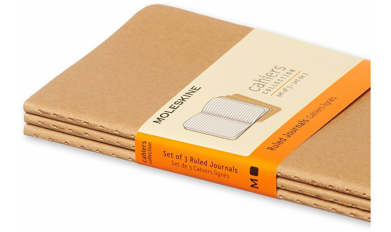 Moleskine Cahier Pocket Journal 90x140 Kraft Brown - Plain or Ruled
