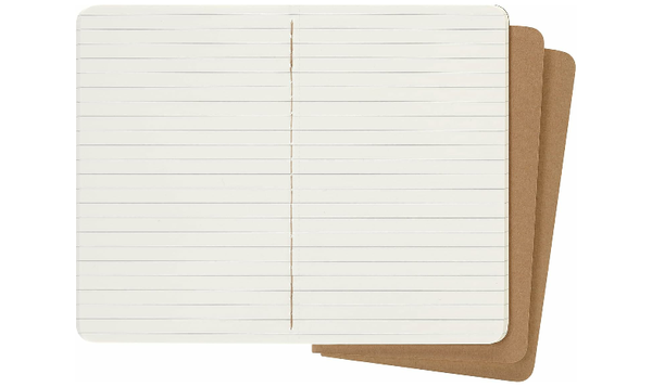 Moleskine Cahier Pocket Journal 90x140 Kraft Brown - Plain or Ruled