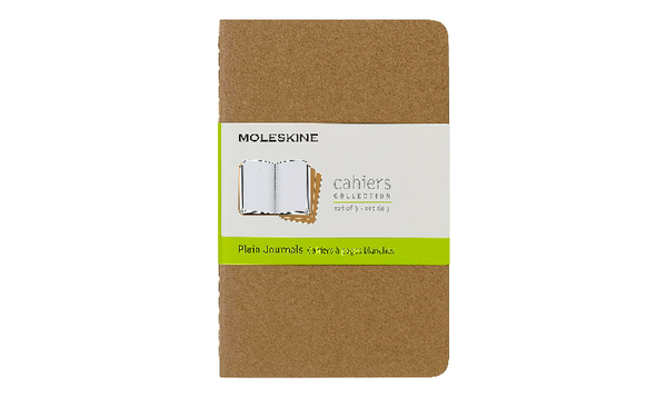 Moleskine Cahier Pocket Journal 90x140 Kraft Brown - Plain or Ruled