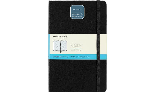 Moleskine Classic Collection Expanded Hard Cover Large Notebook - Black
