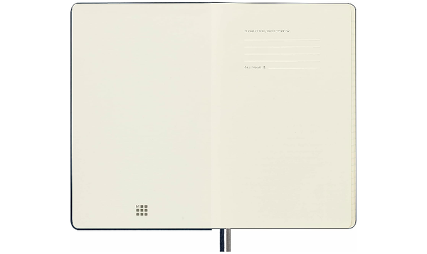 Moleskine Classic Collection Expanded Hard Cover Large Notebook - Sapphire Blue