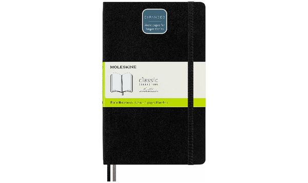 Moleskine Classic Collection Expanded Soft Cover Large Notebook - Black