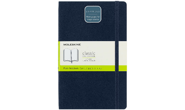 Moleskine Classic Collection Expanded Soft Cover Large Notebook - Sapphire Blue