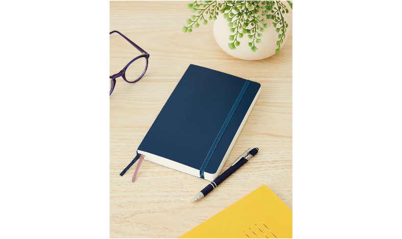 Moleskine Classic Collection Expanded Soft Cover Large Notebook - Sapphire Blue