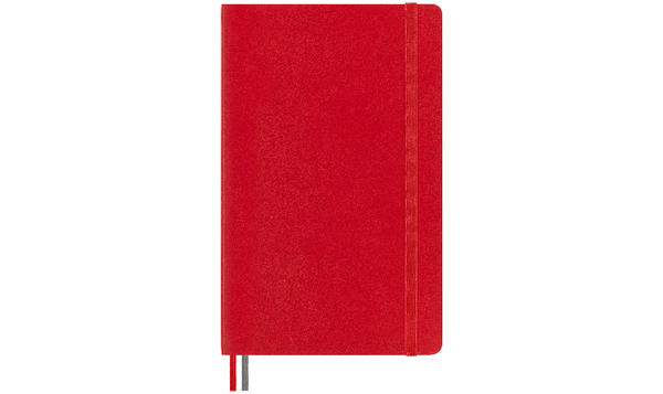Moleskine Classic Collection Expanded Soft Cover Large Notebook - Scarlet Red