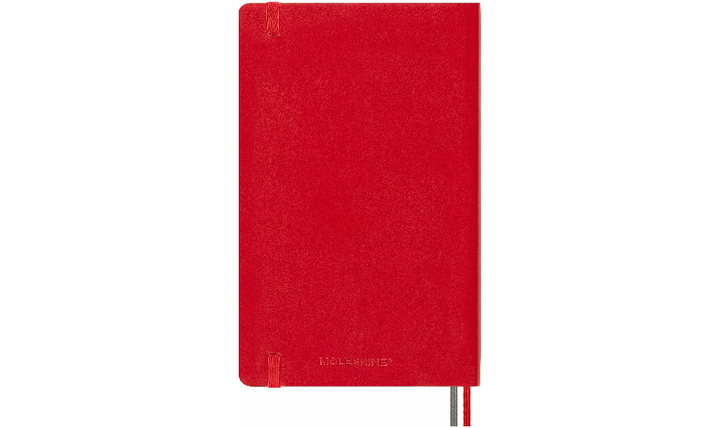 Moleskine Classic Collection Expanded Soft Cover Large Notebook - Scarlet Red