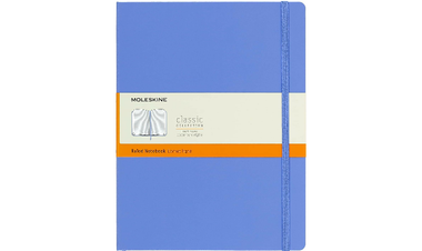 Moleskine Classic Collection Extra Large Hard Cover Notebook - Hydrangea Blue