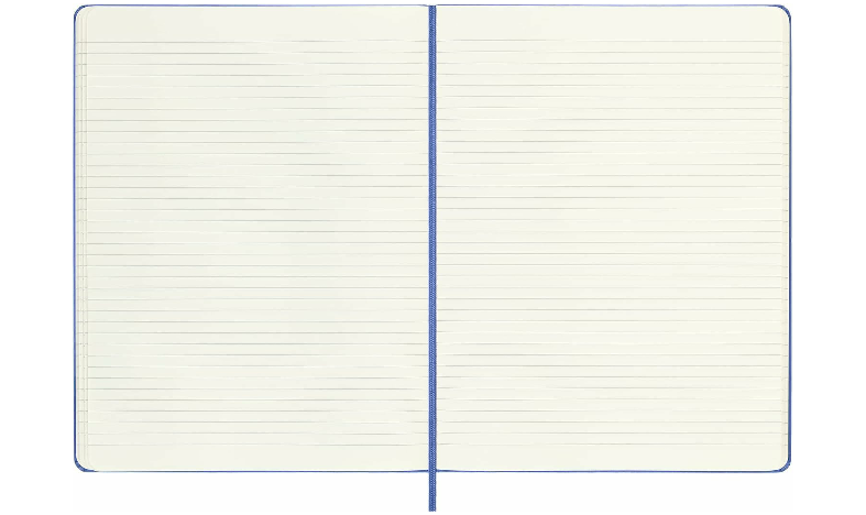 Moleskine Classic Collection Extra Large Hard Cover Notebook - Hydrangea Blue