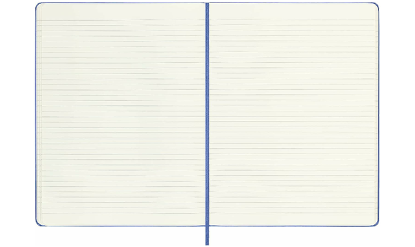 Moleskine Classic Collection Extra Large Hard Cover Notebook - Hydrangea Blue