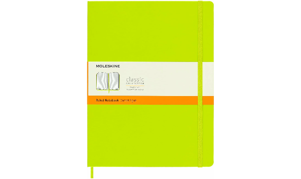 Moleskine Classic Collection Extra Large Hard Cover Notebook - Lemon Green