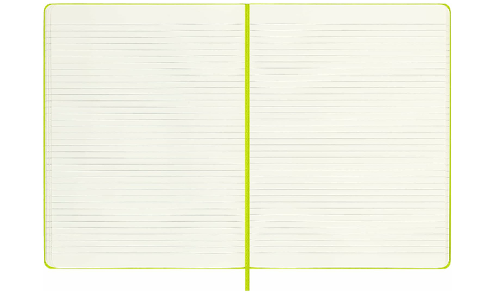 Moleskine Classic Collection Extra Large Hard Cover Notebook - Lemon Green