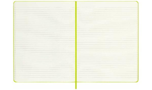Moleskine Classic Collection Extra Large Hard Cover Notebook - Lemon Green