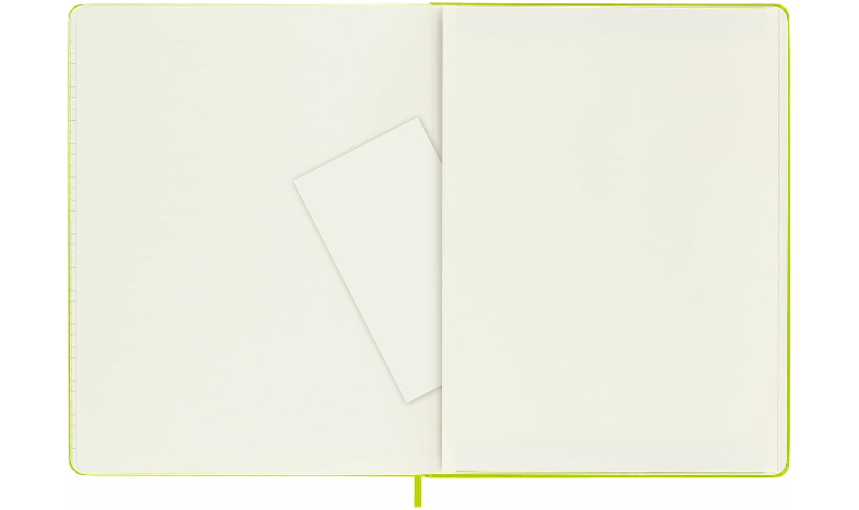 Moleskine Classic Collection Extra Large Hard Cover Notebook - Lemon Green