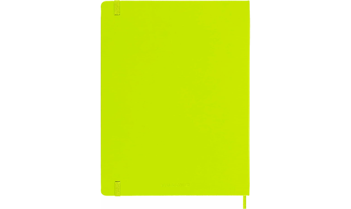 Moleskine Classic Collection Extra Large Hard Cover Notebook - Lemon Green