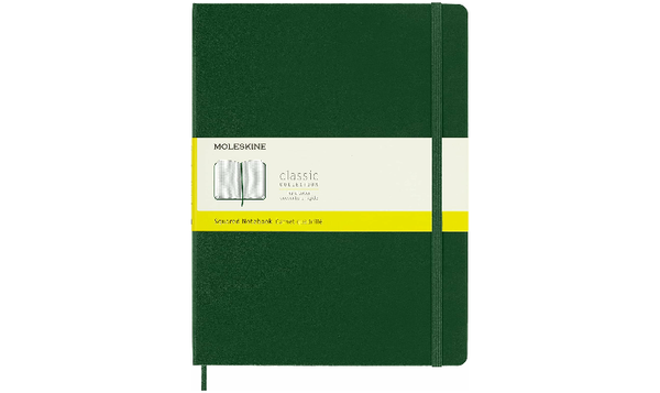 Moleskine Classic Collection Extra Large Hard Cover Notebook - Myrtle Green