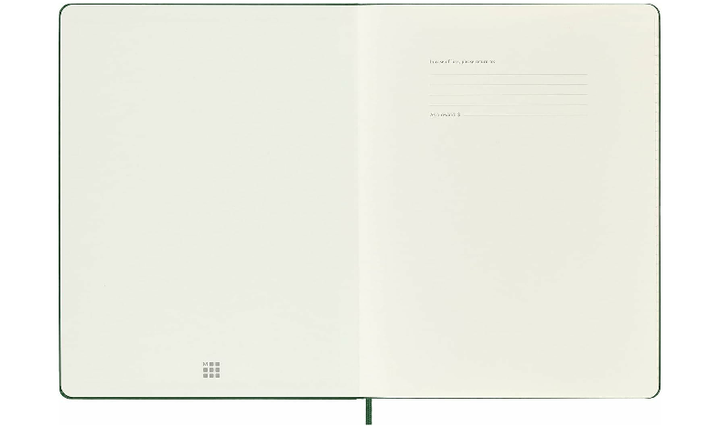 Moleskine Classic Collection Extra Large Hard Cover Notebook - Myrtle Green