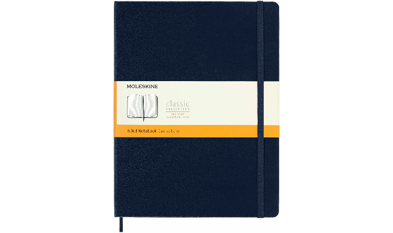 Moleskine Classic Collection Extra Large Hard Cover Notebook - Sapphire Blue