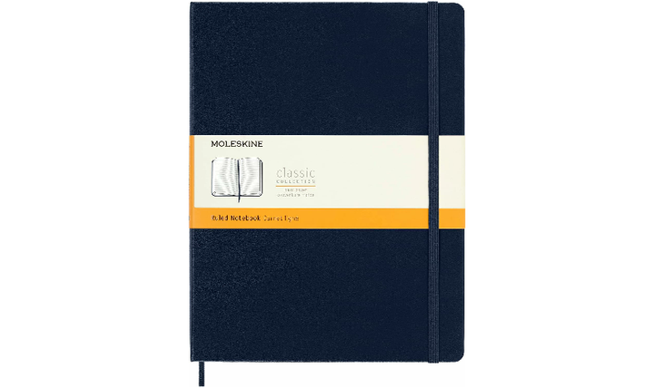 Moleskine Classic Collection Extra Large Hard Cover Notebook - Sapphire Blue