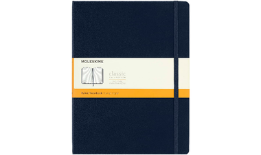 Moleskine Classic Collection Extra Large Hard Cover Notebook - Sapphire Blue