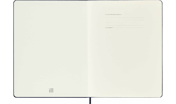 Moleskine Classic Collection Extra Large Hard Cover Notebook - Sapphire Blue