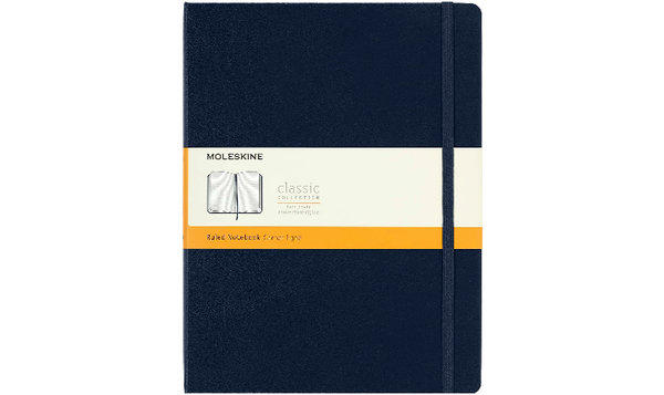 Moleskine Classic Collection Extra Large Hard Cover Notebook - Sapphire Blue