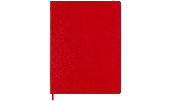 Moleskine Classic Collection Extra Large Hard Cover Notebook - Scarlet Red