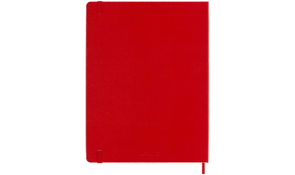 Moleskine Classic Collection Extra Large Hard Cover Notebook - Scarlet Red