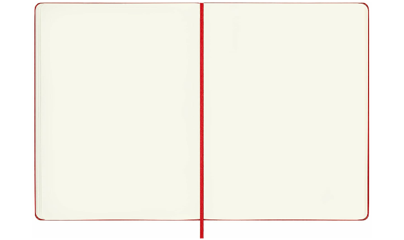 Moleskine Classic Collection Extra Large Hard Cover Notebook - Scarlet Red