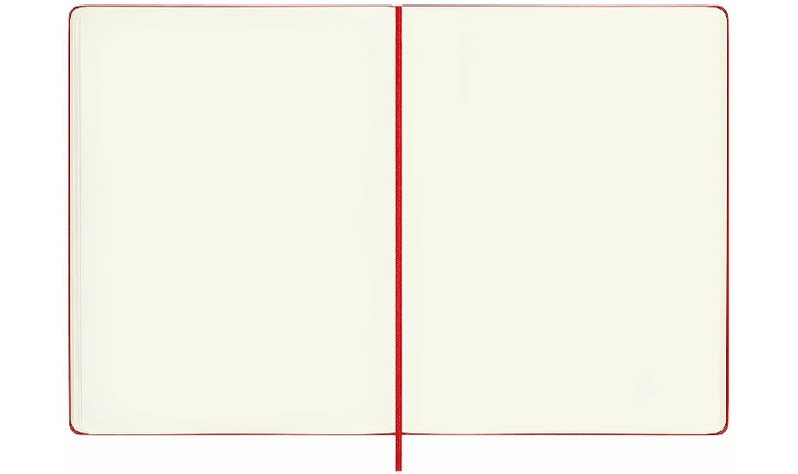 Moleskine Classic Collection Extra Large Hard Cover Notebook - Scarlet Red