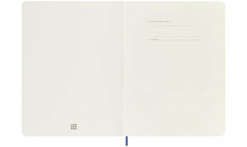 Moleskine Classic Collection Extra Large Soft Cover Notebook - Hydrangea Blue