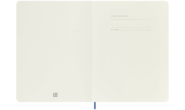 Moleskine Classic Collection Extra Large Soft Cover Notebook - Hydrangea Blue