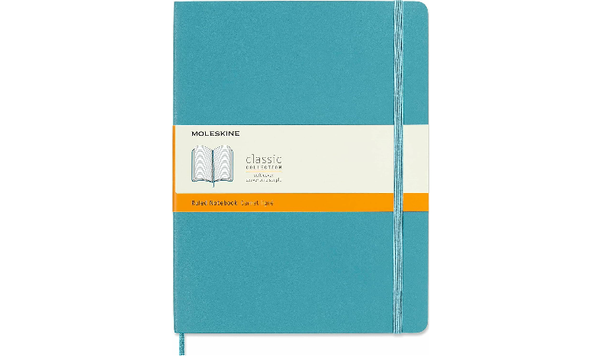 Moleskine Classic Collection Extra Large Soft Cover Notebook - Reef Blue - Ruled