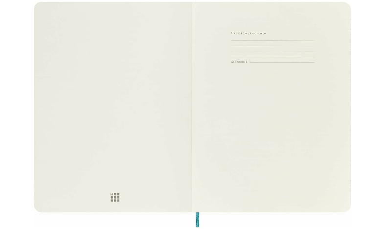 Moleskine Classic Collection Extra Large Soft Cover Notebook - Reef Blue - Ruled