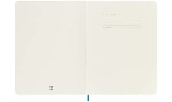 Moleskine Classic Collection Extra Large Soft Cover Notebook - Reef Blue - Ruled