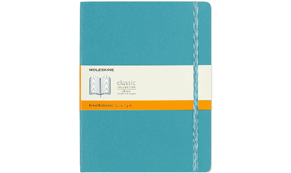Moleskine Classic Collection Extra Large Soft Cover Notebook - Reef Blue - Ruled